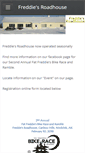 Mobile Screenshot of freddiesroadhouse.com