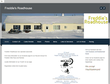 Tablet Screenshot of freddiesroadhouse.com